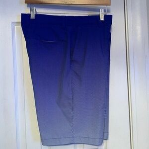 Attack Life Greg Norman Blue Pin striped Shorts   Size 32 #506